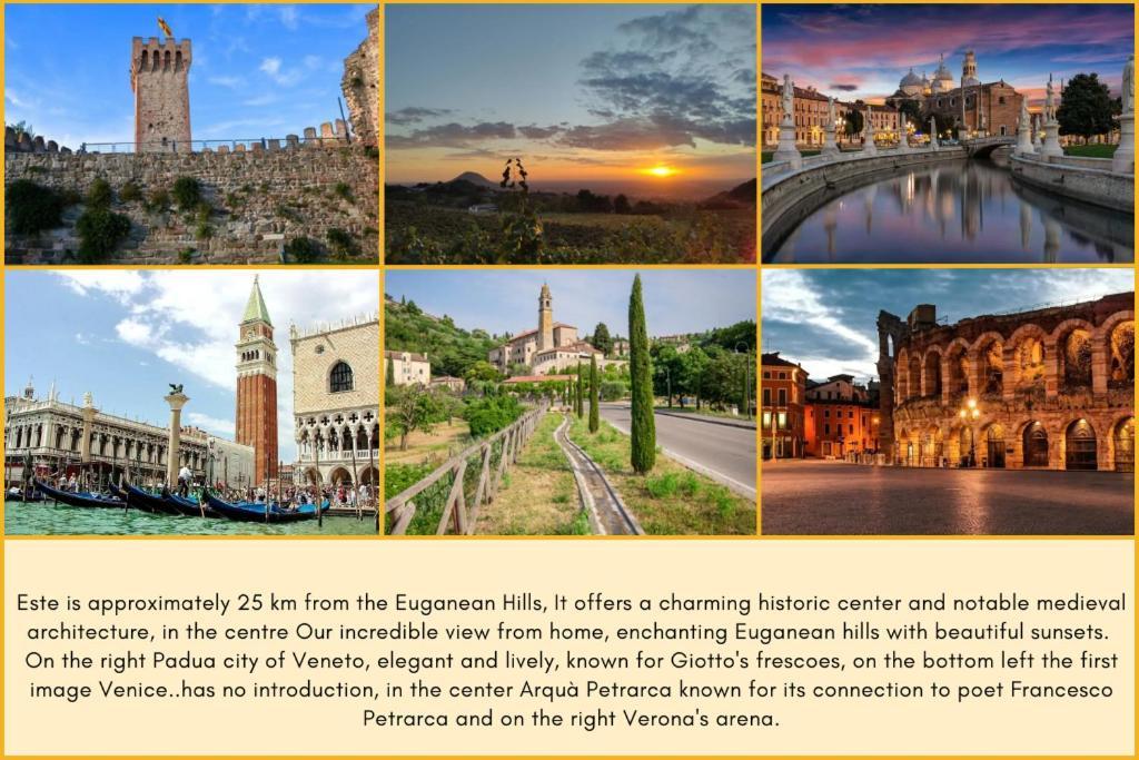 Elegante Appartamento Con Vista - Colli Euganei Teolo Exteriér fotografie
